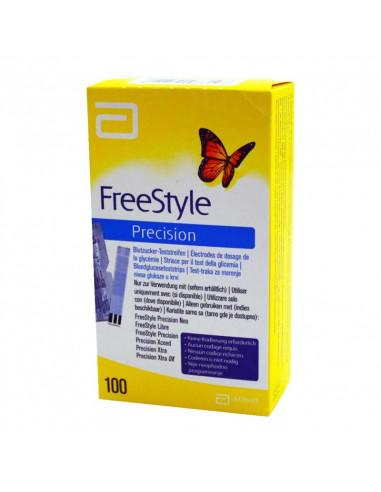 Freestyle Precision bandelette glycemie 100 pièces