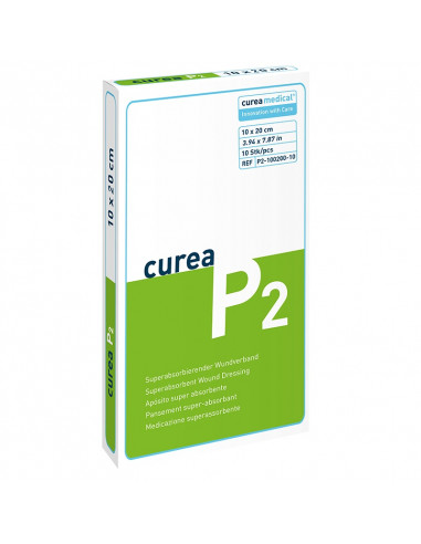 Curea P2 SuperCore wondverband 10 x 20 cm steriel 10St.