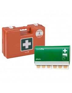 BHV First aid kit with Quickfix Plaster dispenser