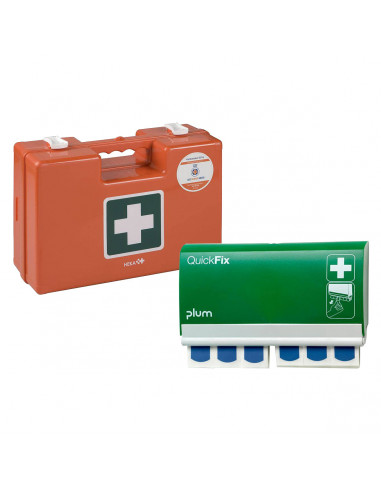 BHV First aid kit HACCP with Quickfix HACCP plaster dispenser