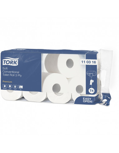 Tork Traditionelles Toilettenpapier 3-lagig weiß Premium