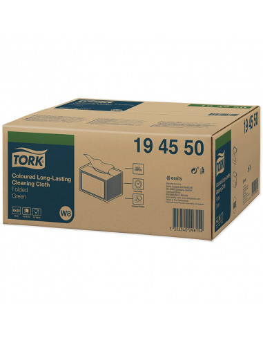 Tork Premium Spec. Poetsdoek 1-lgs groen 38x30 cm doos à 8