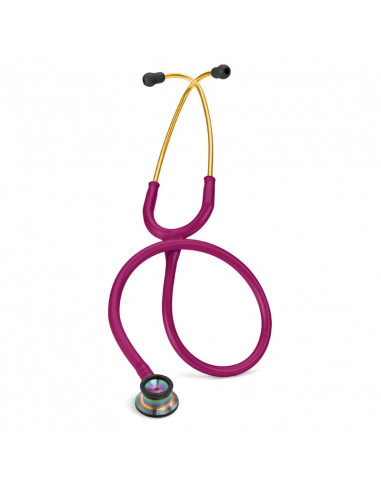 Stéthoscope pour nourrissons Littmann Classic II - Pavillon édition spéciale en finition arc-en-ciel serpent rose framboise