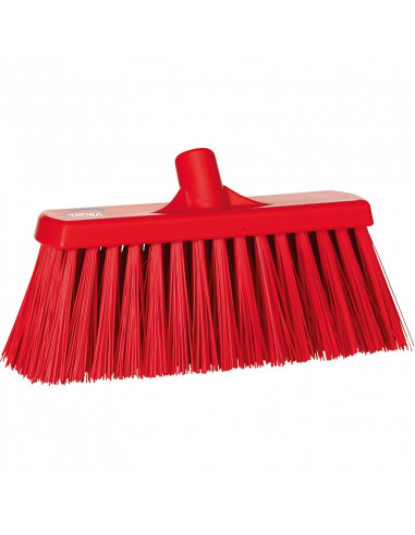 Vikan Hygiene 2915-4 Besen 30 cm, rot, harte Fasern, 330 mm