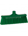 Vikan Hygiene 3166-2 veger met rechte nek, medium vezels, groen, 310mm