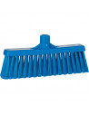 Vikan Hygiene 3166-3 veger met rechte nek, medium vezels, blauw, 310mm