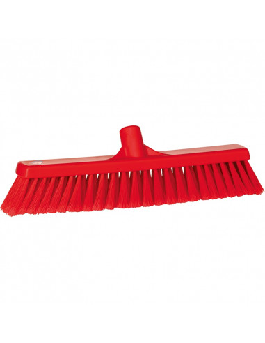 Vikan Hygiene 3178-4 veger, rood zachte splitvezels, 410mm