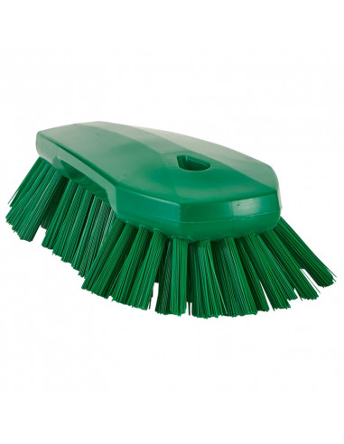Vikan Hygiene 3892-2 ergo Arbeitsbürste grün, Hartfasern, 250 mm