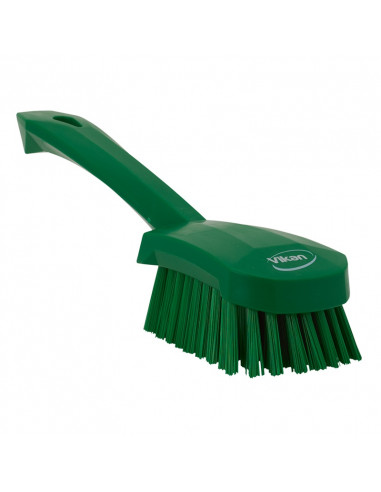 Vikan Hygiene 4192-2 Spülbürste groß, grüne, harte Fasern, 270 mm