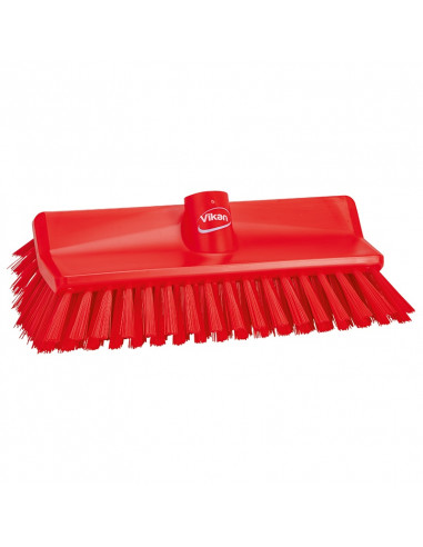 Vikan Hygiene 7047-4 Eckenwäscher rot, mittlere Fasern, 265 mm