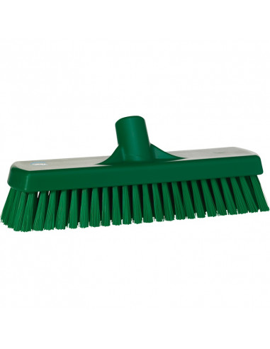 Vikan Hygiene 7060-2 floor scrubber green, hard fibers, 305 mm