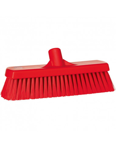 Vikan Hygiene 7068-4 vloerveger, rood, medium vezels, 300mm