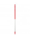 Vikan Hygiene 2937-4 handle 150 cm, red, ergonomic, aluminum