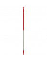 Vikan Hygiene 2939-4 Griff 150 cm, rot ergonomisch, Edelstahl, ø31 mm