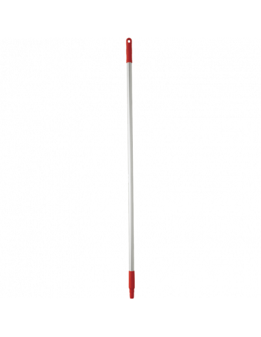 Vikan Hygiene 2958-4 steel 130cm rood ø25mm aluminium met schroefdraad