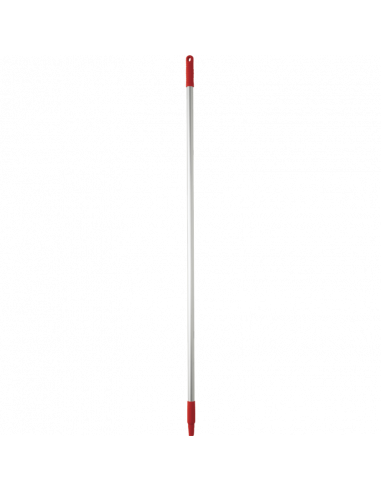 Vikan Hygiene 2959-4 steel 150cm rood ø25mm aluminium met schroefdraad