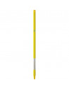 Vikan Hygiene 2983-6 steel 100cm, geel ergonomisch, roestvrijstaal, ø31mm
