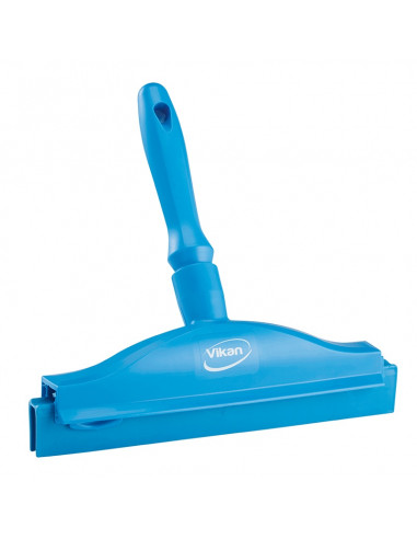 Vikan Hygiene 7711-3 Hygiene-Handabzieher blau, 25 cm, fester Hals, Farbkassette