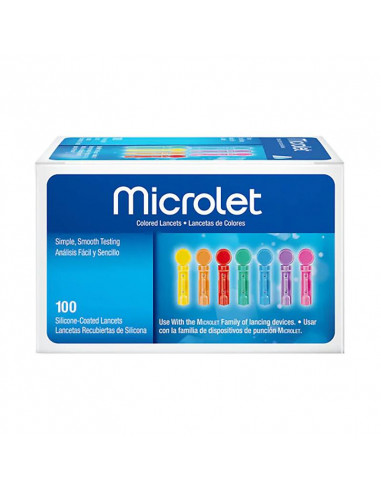 Microlet-lansetit 100 kpl.