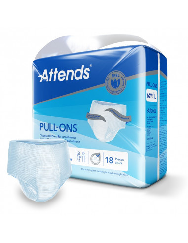 Atende Pull-Ons 6 L 18 Peças