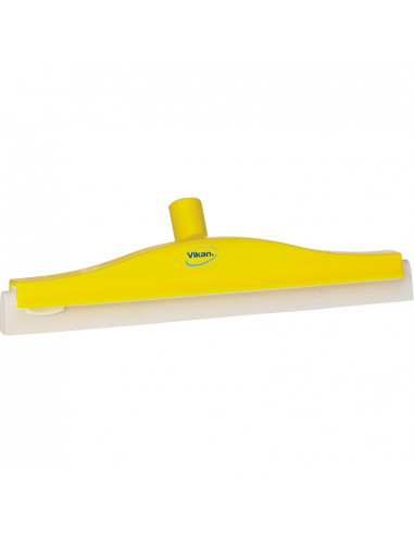 Vikan 7762-6 Classic Bodenzieher 40 cm gelb, flexibler Hals, weiße Kassette
