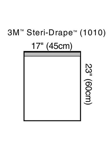 3M Steri-Drape 1010 Groot afdeklaken met kleefstrip 40 Stuks
