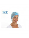 CMT pp non woven clip cap, blue, 53 cm detectable 1000 Pieces